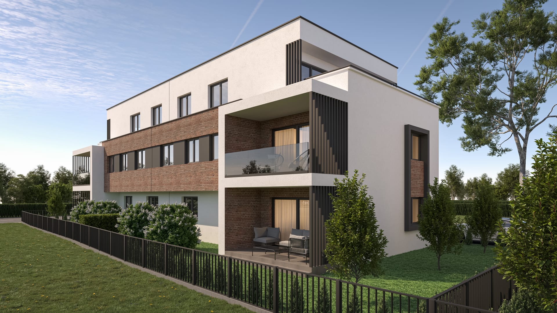 Novogradnja Samobor — render Urbane vile Kuharićeva 4