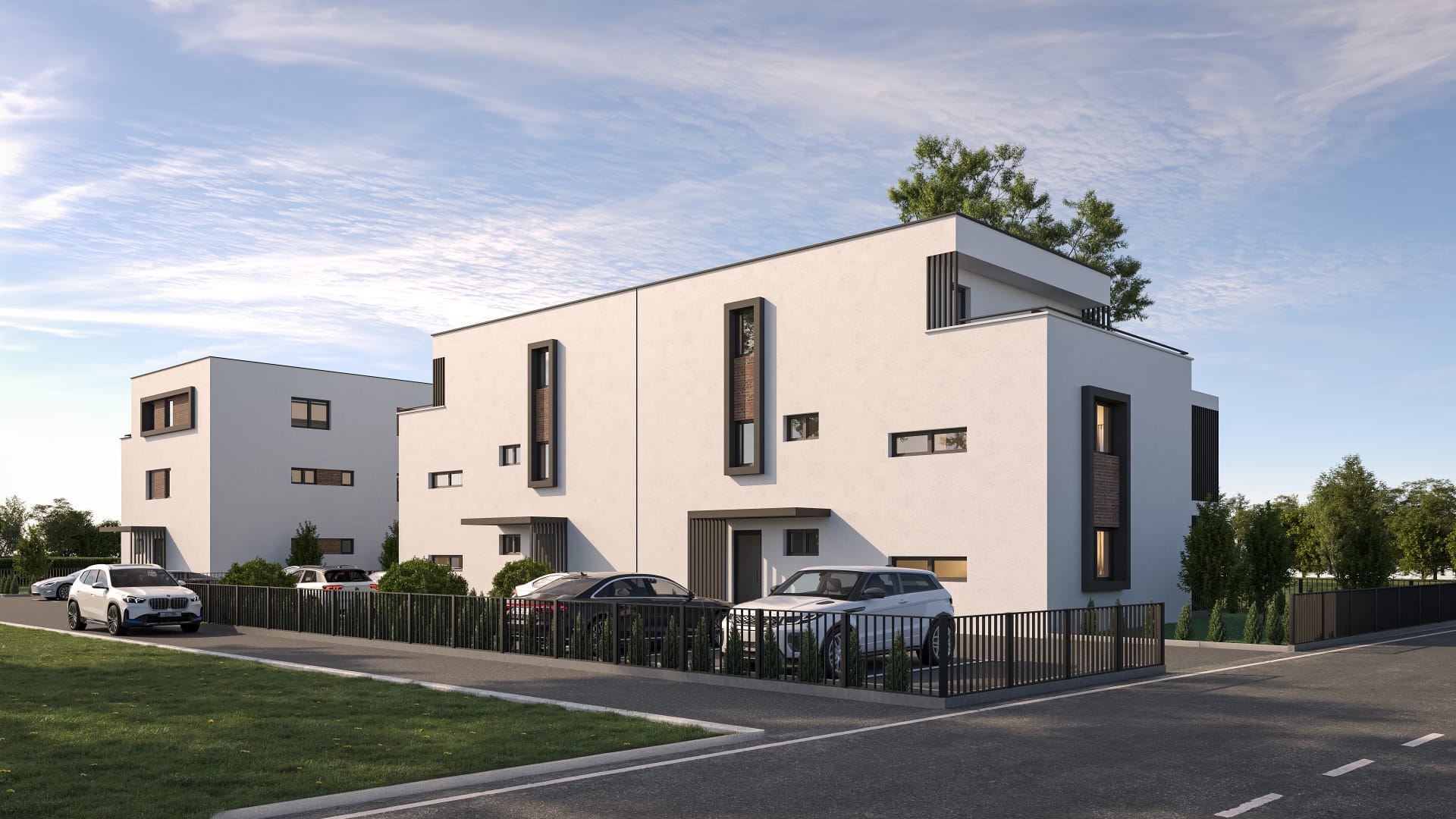 Novogradnja Samobor — render Urbane vile Kuharićeva 1