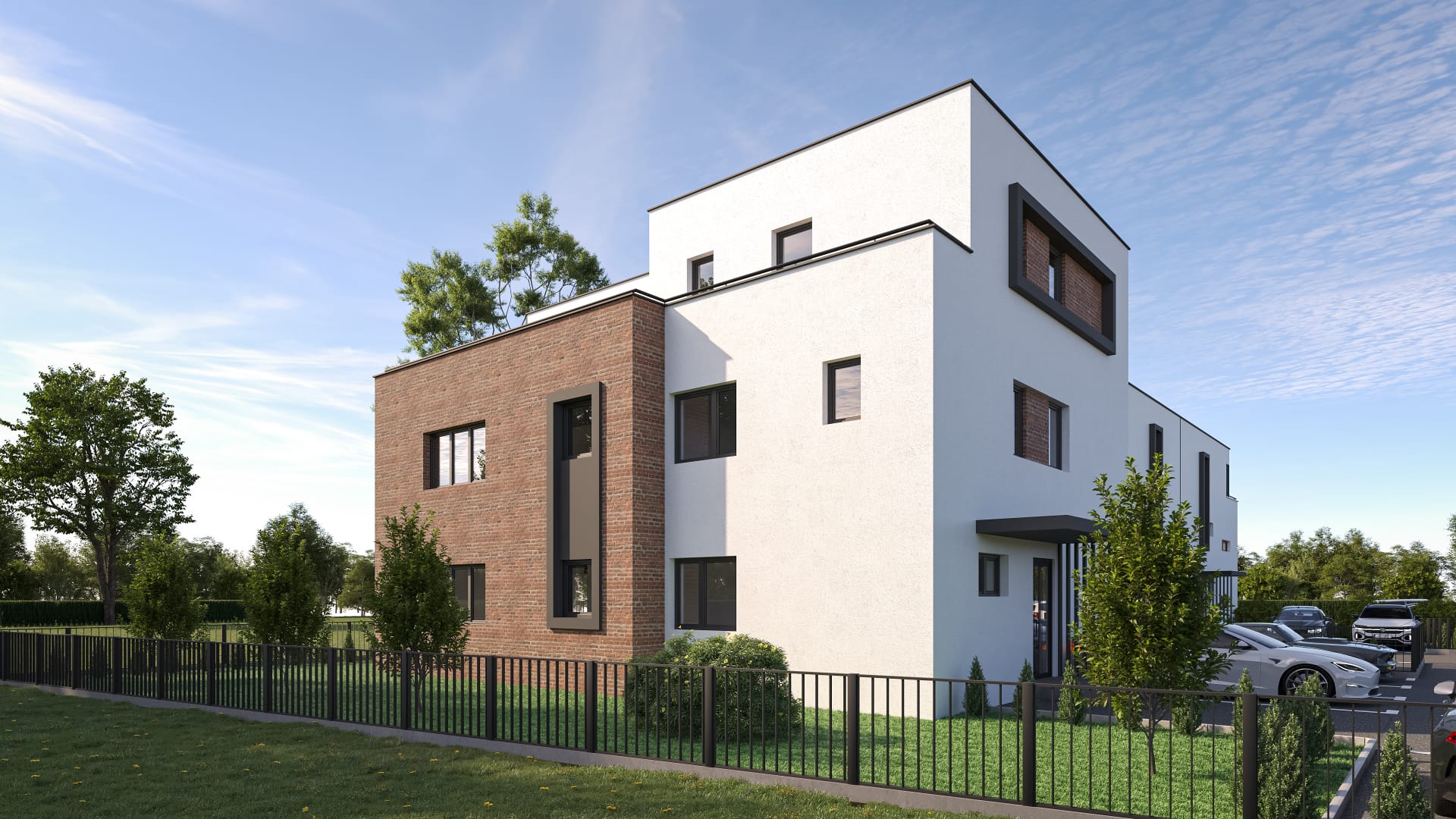 Novogradnja Samobor — render Urbane vile Kuharićeva 2